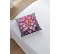 Декоративная наволочка на молнии JoyArty Лотос 45x45 см sl_sd1141