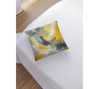 Декоративная наволочка на молнии JoyArty Плавные мазки 45x45 см sl_sd2011