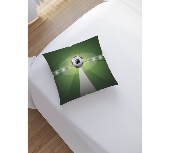 Декоративная наволочка на молнии JoyArty Предстоящий матч 45x45 см sl_378765 1