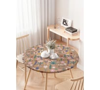 Скатерть на кухонный стол JoyArty Рисунки природы, круглая на резинке, диаметр 75-100 см, серия 44993 frtc_422931_120x120