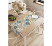 Водоотталкивающая дорожка на стол JoyArty Пэчворк 145x40 см ptt_423856