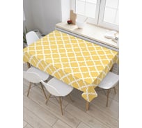 Прямоугольная водоотталкивающая скатерть на стол JoyArty Простой орнамент 145x180 см tcox_10492_180x145