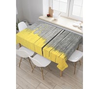 Прямоугольная водоотталкивающая скатерть на стол JoyArty Недокрашенная доска 120x145 см tcox_55155_120x145