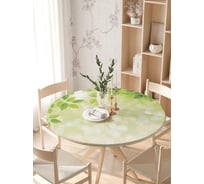 Скатерть на кухонный стол JoyArty Летняя зелень, круглая, на резинке, диаметр 105-120 см frtc_36017_140x140