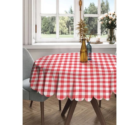 Круглая скатерть на стол с принтом JoyArty 150x150 см, серия 44993 rtcf01_422948_150x150