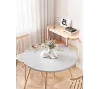 Скатерть на кухонный стол JoyArty "Весенняя сирень", круглая на резинке, диаметр 75-100 см frtc_294378_120x120