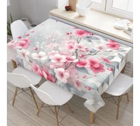 Прямоугольная водоотталкивающая скатерть на стол JoyArty "Цветущее дерево" 145x180 tcox_sd3082_180x145