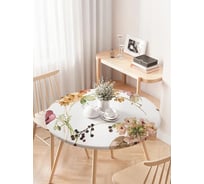 Скатерть на кухонный стол JoyArty "Нежная акварель", круглая на резинке, диаметр 75-100 см frtc_32812_120x120