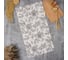 Полотенце Этель "Black flowers" 40x73 см, 100% хл, саржа 190 гр/м2 10283372 1