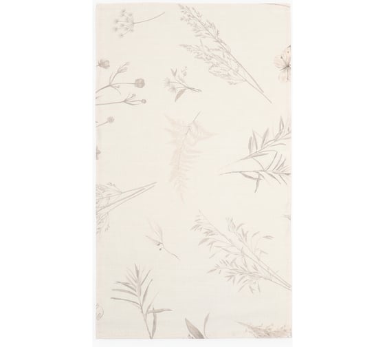 Полотенце Этель "Flower herbarium" 40x73 см, 100% хл, репс 186 г/м2 10283404 1