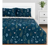 Комплект постельного белья Этель 1.5 сп Herbs 143х215 см, 150х214 см, 50х70 см -2 шт, поплин 9322132
