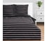 Комплект постельного белья Этель 1.5сп "Black stripes" 143х215см, 150х214см, 70х70см-2 шт, 100% хлопок, поплин 6632184 1