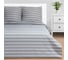 Комплект постельного белья Этель 1.5сп "Gray stripes" 143х215см, 150х214см, 70х70см-2 шт, 100% хлопок, поплин 6632212 1