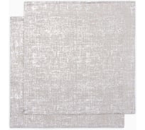 Набор салфеток Этель серебро 2 шт. 45х45 см, 100% п/э, 180гр/м2 10100594