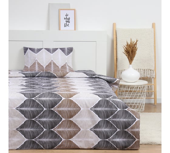Комплект постельного белья LoveLife 1. 5 спальный, Инверсия 147х210, 150х215, 50х70 -1 шт, 100% хлопок, бязь 120 г/м2 10223708