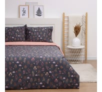 Комплект постельного белья LoveLife 2 спальный, Flower morning 175х215см, 200х225см, 50х70см-2шт, 100% хлопок, сатин, 125г/м 1027792 10277927