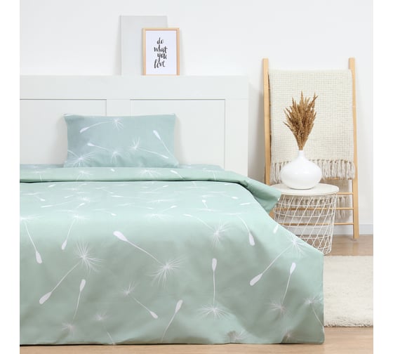 Комплект постельного белья LoveLife 1. 5 спальный, Нежность 147х210, 150х215, 50х70 -1 шт, 100% хлопок, бязь 120 г/м2 10223704 1