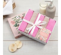 Набор махровых салфеток Этель For mom 30x30 см -5шт, 100% хл, 340гр/м2 7576352