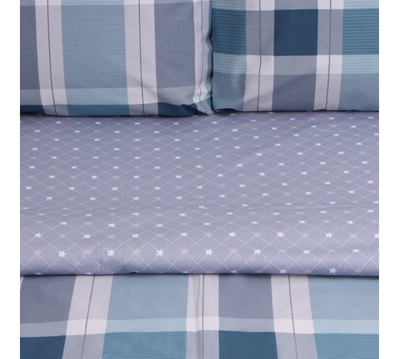 Комплект постельного белья LoveLife 2 спальный, Square, 175х215см, 200х225см, 50х70см-2шт, 100% хлопок, сатин, 125г/м 10277905