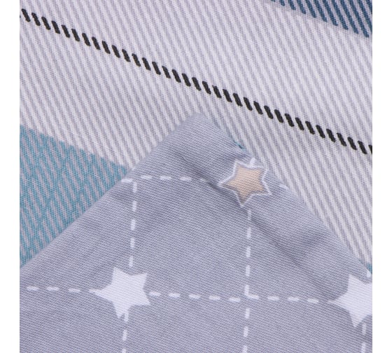 Комплект постельного белья LoveLife 2 спальный, Square, 175х215см, 200х225см, 50х70см-2шт, 100% хлопок, сатин, 125г/м 10277905