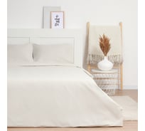 Комплект постельного белья LoveLife 2 спальный, Coconut milk 175х215см, 200х225см, 50х70см-2шт, 100% хлопок, сатин, 125г/м 10366242