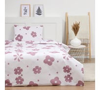 Комплект постельного белья LoveLife 1. 5 спальный, Цветы 147х210, 150х215, 50х70 -1 шт, 100% хлопок, бязь 120 г/м2 10223711