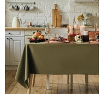Скатерть Этель Kitchen 150x110 см, цвет зеленый, 100% хл, саржа 220 г/м2 7866034