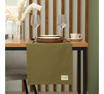 Дорожка на стол Этель Kitchen 40x150 см, цвет зеленый, 100% хл, саржа 220 г/м2 7866033