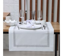 Дорожка со стразами Этель цвет белый 118х60 ±5 см, 100% п/э 10150834