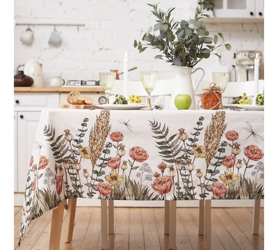 Скатерть Этель Kitchen collection 149x180см, 100% хл, репс 210 г/м2 10226822
