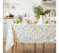 Скатерть Этель Wild flowers 149x110см, 100% хл, репс 210 г/м2 10226809