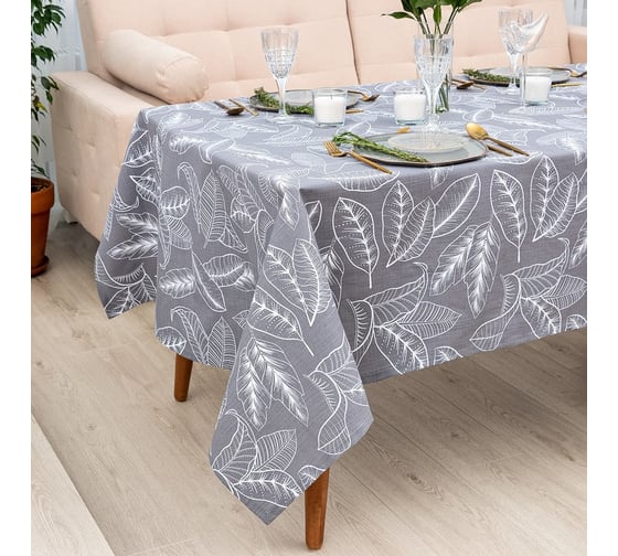 Скатерть Этель Ease 149x220 см, 100% хл, репс 210 г/м2 7560457 1