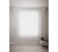 Тюль Вуаль Авиньон, ширина 300см высота 250см, без утяжелителя, белый Костромской текстиль 00000000652