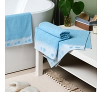 Полотенце махровое LoveLife Winter dream 50х90 см, голубой, 100% хл, 400 гр/м2 6840494