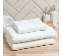 Полотенце махровое LoveLife Аморе 70х140 см, белый, 100% хл, 450 гр/м2 6784033