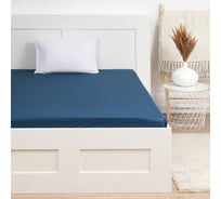 Простыня на резинке LoveLife Sea depth 160х200+25 см, сатин, 125г/м² 10366219