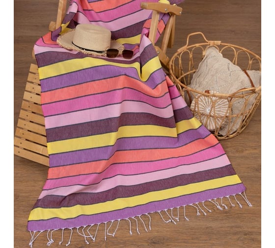 Пештемаль LoveLife Color bomb вид 3, 100х180 см, 100% хл, 166 гр/м2 6840454 1