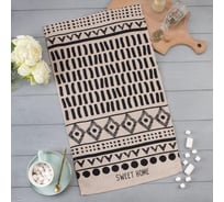 Полотенце кухонное Доляна SWEET HOME 35x60 см, 100% хл, 160г/м2 5423100
