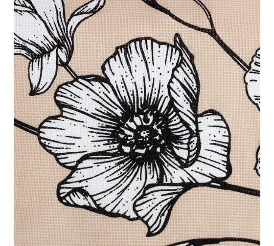 Скатерть Доляна Blooming garden 144x180см, 100% хлопок, 164 г/м2 7533947