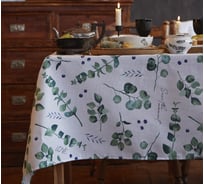 Скатерть Доляна Eucalyptus 180x144 см, 100% хлопок, 164 г/м2 4682756