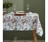 Скатерть Доляна Магнолия 146x220см, рогожка 158 г/м2, 50% хл, 50% пэ 9828477 1