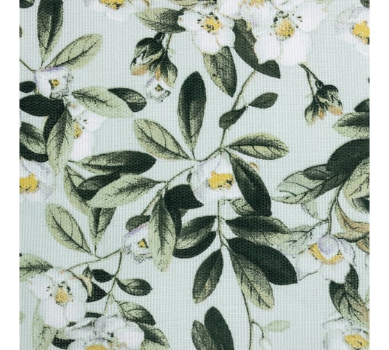 Скатерть Доляна Apple flowers 146x110 см, 100% хл, рогожка 164 г/м2 9322504