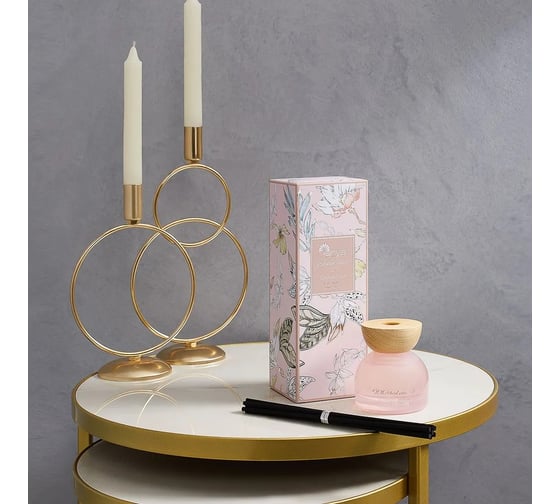 Диффузор ароматический Arya Home с палочками 80 мл Whipped Vanilla & Coconut Rose 8680943102638