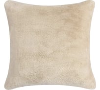 Наволочка Arya Home Кролик искусственный мех 45x45 Atlas бежевый 8680943098078