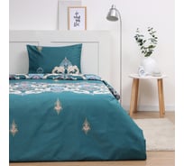 Комплект постельного белья Экономь и Я 2 спальный, Восточный узор 173х215см, 175х214см, 50х70см-2шт, 60г/м2, микрофибра 10364514