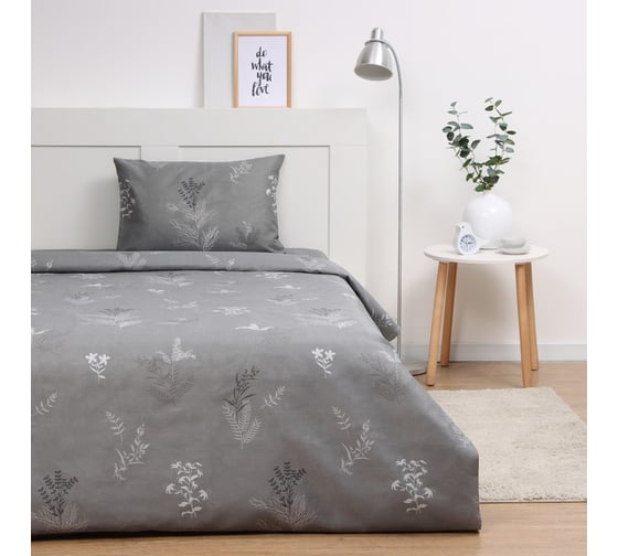 Комплект постельного белья Экономь и Я 2 спальный, Натуральность 173х215см, 175х214см, 50х70см-2шт, 60г/м2, микрофибра 10364509 1