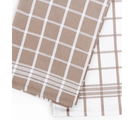 Кухонное полотенце Arya Home Kitchen Line 50x70 2 предмета Chino серый 8680943052056