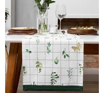 Дорожка на стол Этель Flora 40x149 см, 100% хл, саржа 190 г/м2 7561821