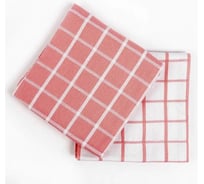 Кухонное полотенце Arya Home Kitchen Line 50x70 2 предмета Chino розовый 8680943052049