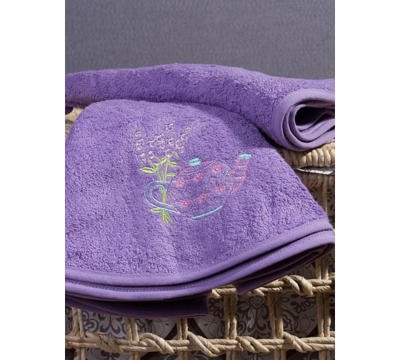 Кухонное полотенце Arya Home 70x70 Lavender лиловый 8680943044051